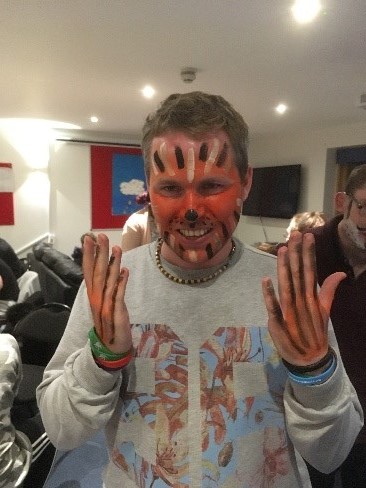 Tenant dressed as a tiger | Harpenden Mencap