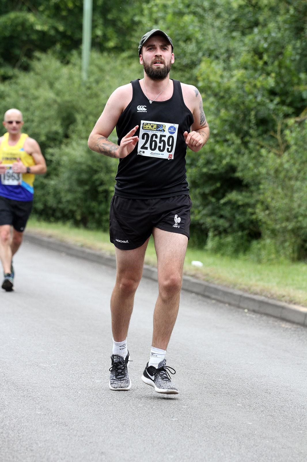 Man running the half marathon | Harpenden Mencap