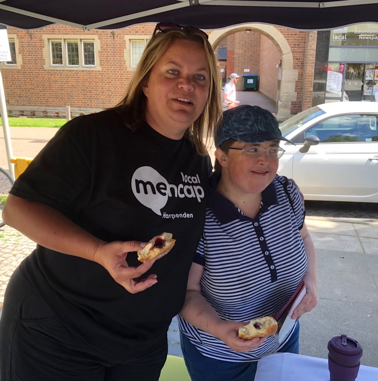 Two women smiling | Harpenden Mencap